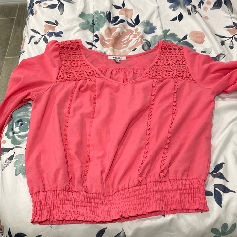 Hot pinkish shirt